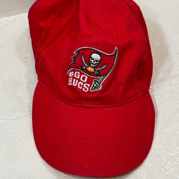 Tampa Bay Buccaneers #GoBucs Red Embroidered Baseball Cap Hat - Picture 3 of 9